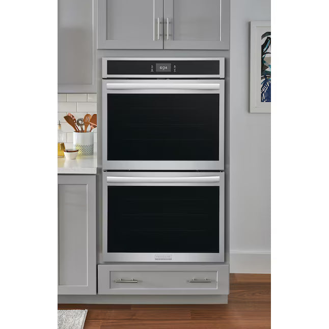 Frigidaire Gallery Stainless Steel 30" Double Electric Wall Oven with 15+ Ways To Cook, Air Fry and Air Sous Vide GCWD3067AF - Open Box