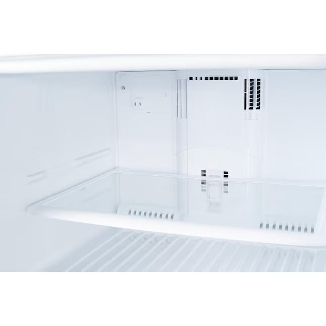LG 30 Inch Wide Black 20.2 cu ft ENERGY STAR Top Freezer and Bottom Refrigerator with LED Lighting and Adjustable Glass Shelving LTCS20020B - Scratch & Dent (Minor)