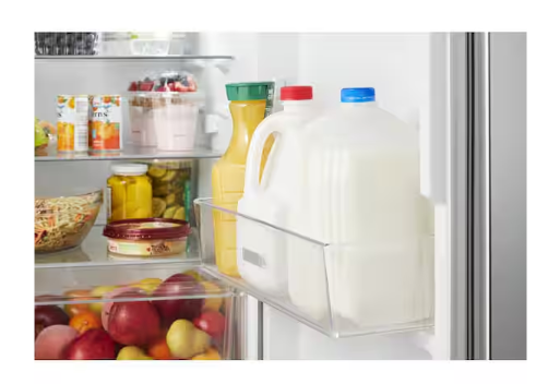 Whirlpool 24 in. 11.6 cu. ft. Top Freezer Refrigerator in Fingerprint Resistant Stainless Finish, Counter Depth 251318SD1384 - WRT112CZJZ - Scratch & Dent (Moderate)