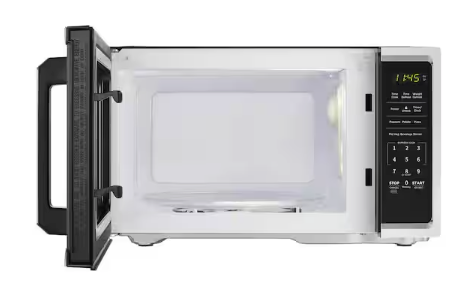 Vissani 0.9 cu. ft. 900-Watt Countertop Microwave in Stainless Steel EM0P02A2KJCL - Scratch & Dent (Minor)