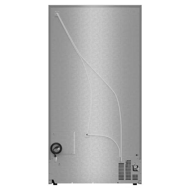 Whirlpool 20.85 Cu. Ft. Side-by-Side Counter-Depth Refrigerator with In-Door Ice & Water in Stainless Steel 22132SD131 - WRSC6536RZ - Scratch & Dent (Minor)