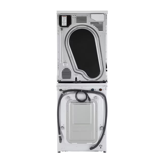 LG 24" Wide 4.2 cu.ft. Smart wi-fi Enabled Compact Front Load Dryer with Dual Inverter HeatPump™ Technology 251315SD1127 - DLHC1455W - Scratch & Dent (Minor)