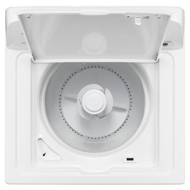Roper White 3.5 Cu. Ft. Top Load High Efficiency Washer with Agitator RTW4516FW - Certified Refurbished and Roper 6.5 cu. ft. Electric Dryer with Wrinkle Prevent RED4516FW - Certified Refurbished