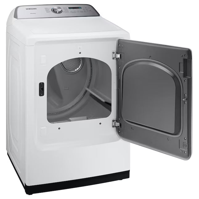Samsung White Extra Large 7.4 Cu. Ft. Capacity with Sensor Dry 3511230 - DVE50R5200W - Certified Refurbished