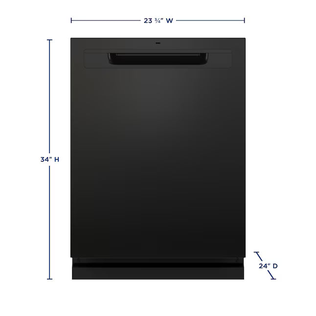 GE® ENERGY STAR® Top Control with Stainless Steel Interior Dishwasher with Sanitize Cycle GE9895 - GDP670SGVBB - New In Box