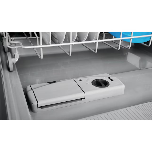 Frigidaire 24 In. in. Front Control Built-In Tall Tub Dishwasher in White with 3-Cycles, 55 dBA 20534SD696 - FFCD2413UW - Scratch & Dent (Moderate)