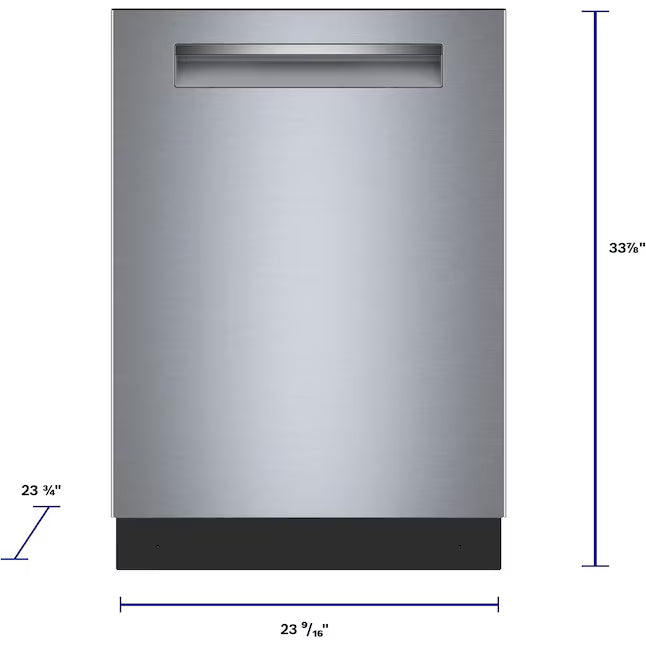 Bosch 500 Series 24 in. Stainless Steel Top Control Tall Tub Pocket Handle Quietest 44 dBA Dishwasher with Stainless Steel Tub SHP65DM5N - Scratch & Dent (Minor)