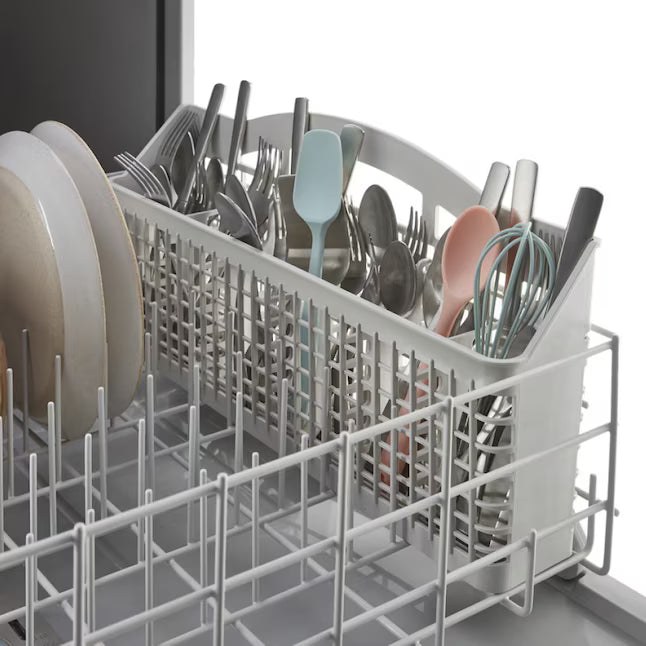 Whirlpool Front Control Built-In Dishwasher with Boost Cycle and 57 dBA in Stainless Steel 22137SD377 - WDF341PAPM - Scratch & Dent (Minor)