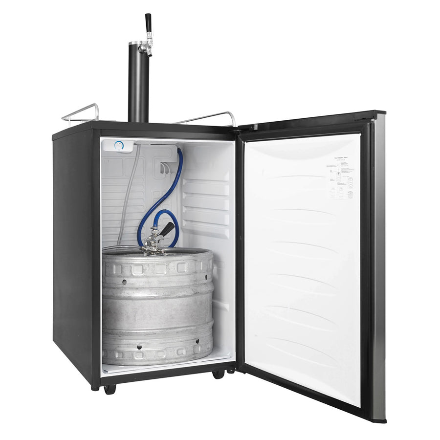 Danby 5.4 cu. ft. Single-Tap Keg Cooler in Stainless Steel 6SD147 - DKC054A9SLDB - Open Box