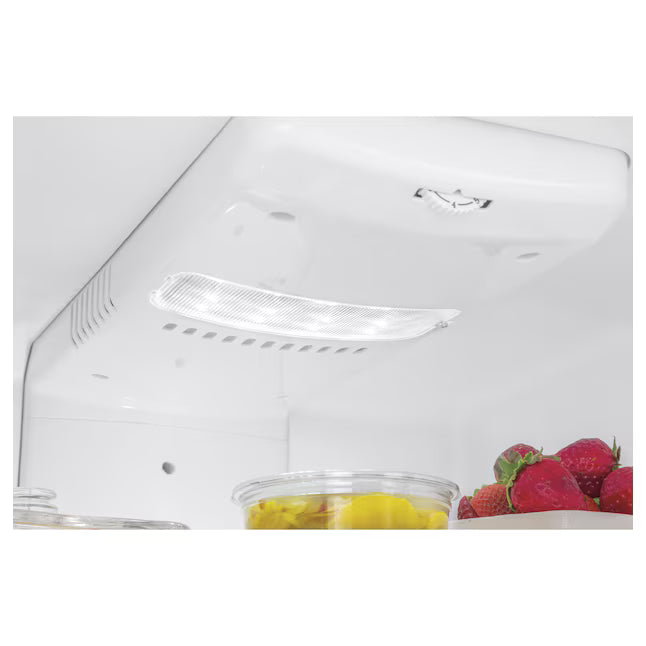 Haier 9.8 cu. ft. Top Freezer Refrigerator in Stainless Steel HA10TG21SS - Scratch & Dent (Minor)