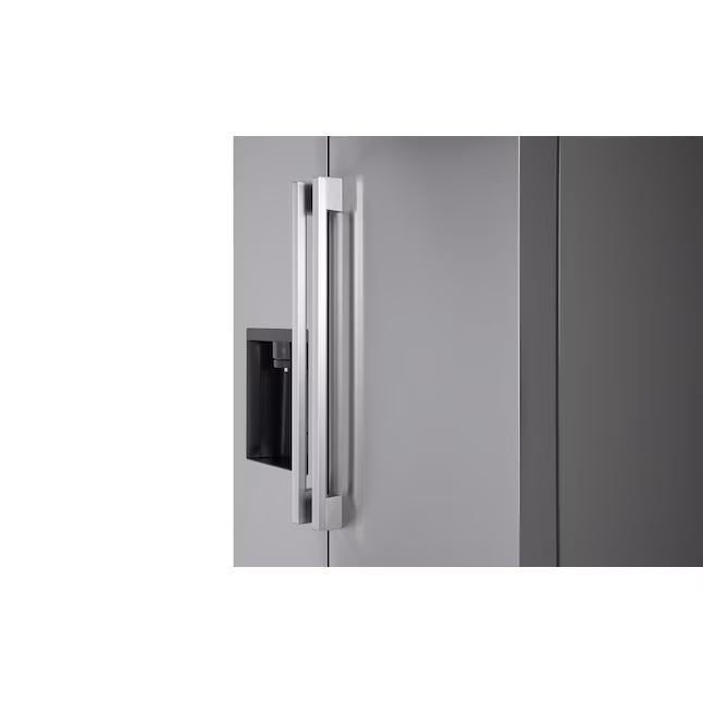 LG 27 cu. ft. Standard-Depth, Side-by-side Refrigerator, with Ice and Water and Bar Handle Design 22137391 - LS27T3230S - Scratch & Dent (Moderate)