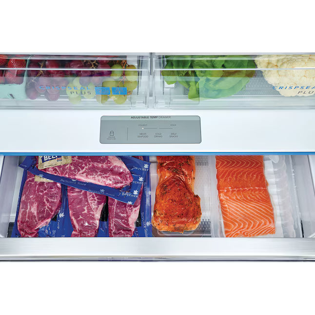 Frigidaire Gallery 23 Cu. Ft. Counter-Depth French Door Refrigerator 22131SD100 - GRFG2353AF - Scratch & Dent (Moderate)