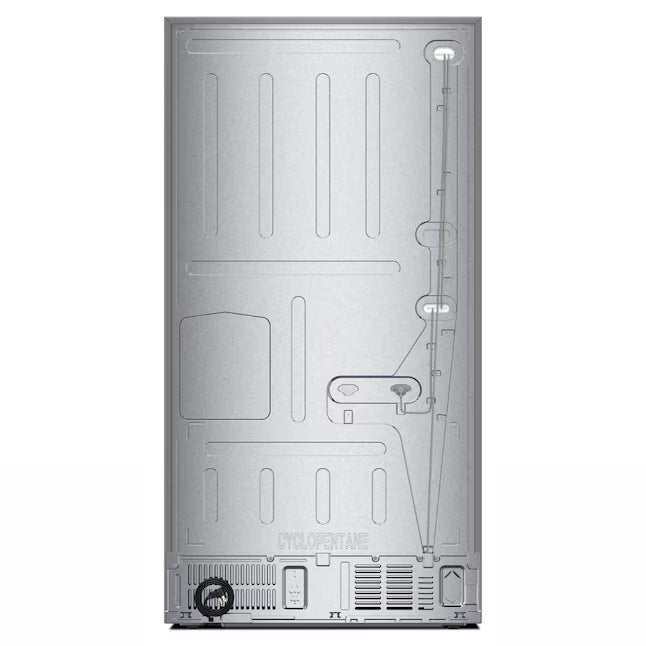 Whirlpool 31 cu. ft. Standard Depth French Door Refrigerator in Fingerprint Resist Stainless Finish w/ Interior Dispenser WRFF3336SZ - Scratch & Dent (Minor)