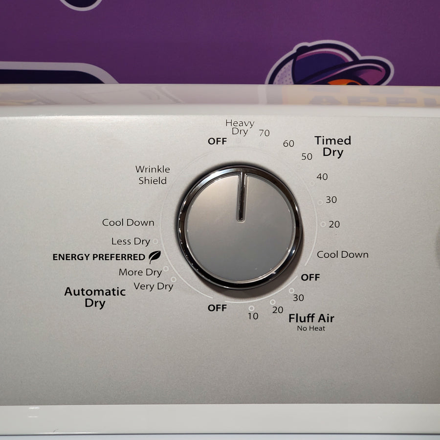 Whirlpool White Electric Extra Large 7.0 Cu. Ft. Dryer with Wrinkle Shield 6SD66 - WED4815EW - Open Box
