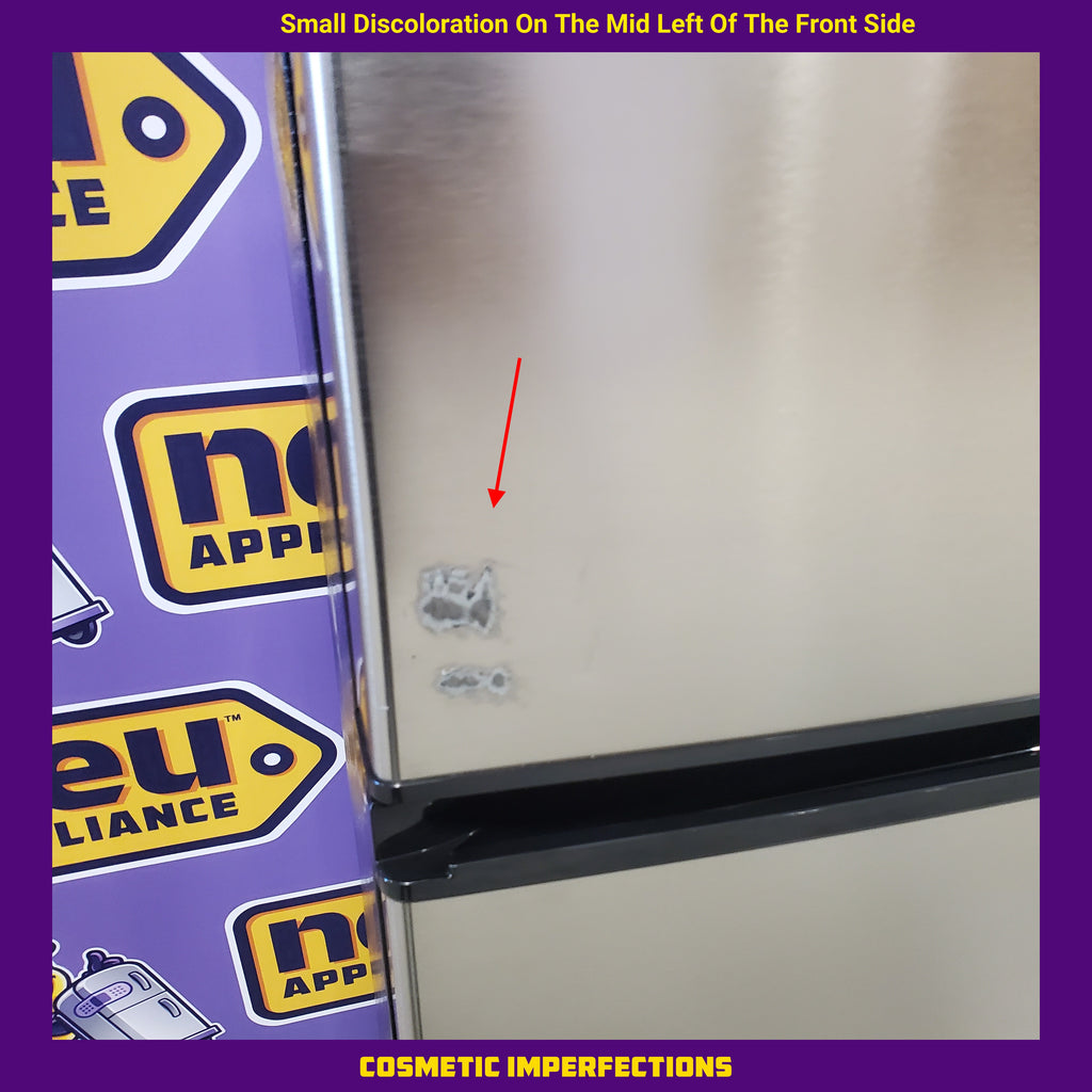 Pictures of Vissani 7.1 cu. ft. Top Freezer Refrigerator in Stainless Steel with Adjustable Shelf MDFF7SS - Scratch & Dent (Minor) - Neu Appliance Outlet - Discount Appliance Outlet in Austin, Tx