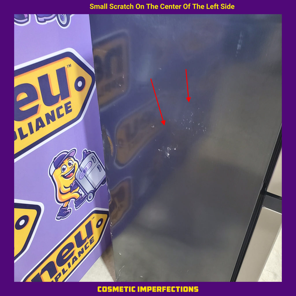 Pictures of Vissani 4.5 cu. ft. 2-Door Mini Refrigerator with Freezer in Platinum Steel HVDR45PS - Scratch & Dent (Minor) - Neu Appliance Outlet - Discount Appliance Outlet in Austin, Tx