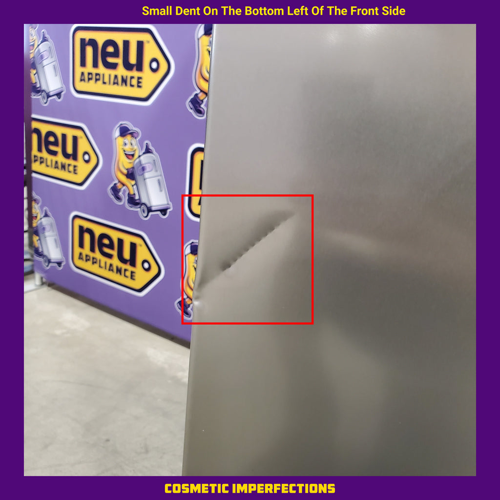 Pictures of Vissani 7.1 cu. ft. Manual Defrost Convertible Upright Freezer in Stainless Steel Look MDUFC7SS4 - Scratch & Dent (Minor) - Neu Appliance Outlet - Discount Appliance Outlet in Austin, Tx