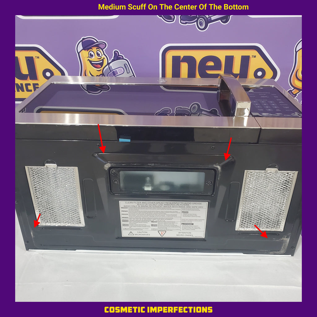 GE® 1.6 Cu. Ft. Over-the-Range Microwave Oven in Stainless Steel 5SD221 - JVM3160RFSS - Scratch & Dent (Minor)