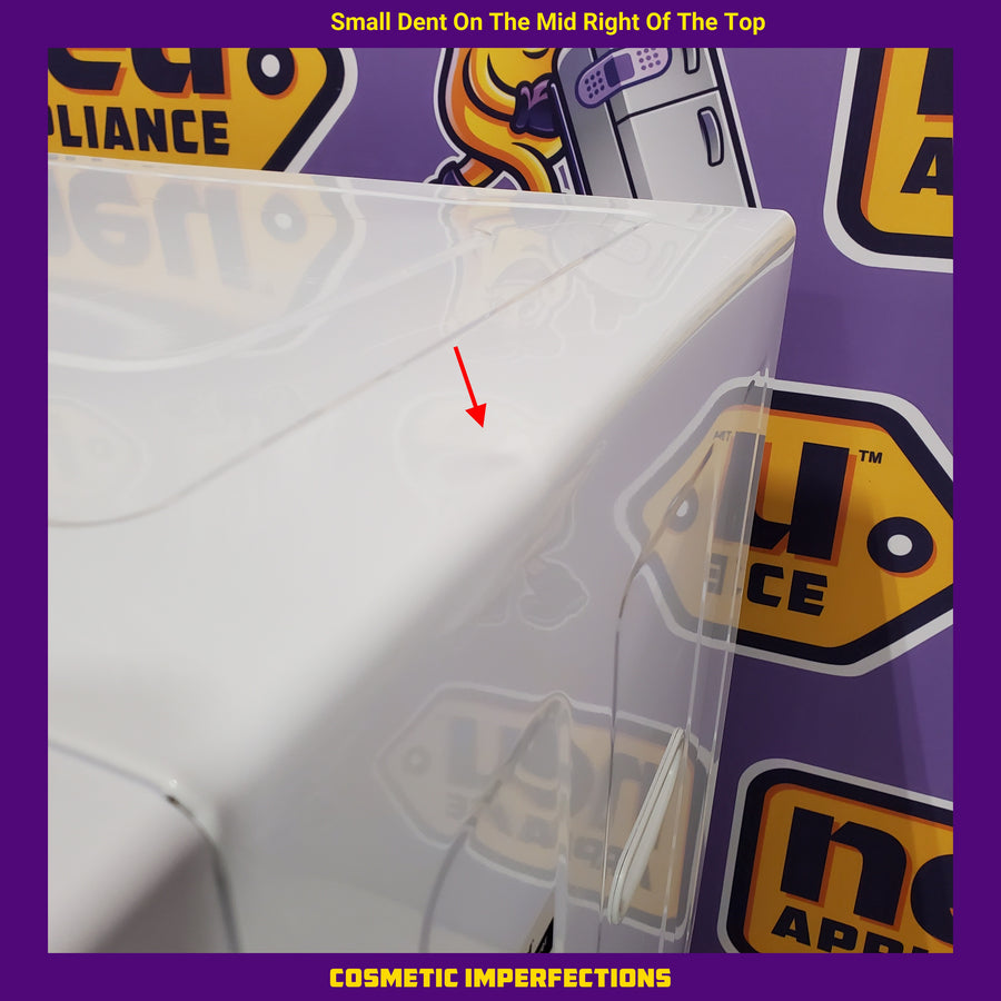 Magic Chef Compact 3.5 cu. ft. Electric Dryer in White MCSDRY35W - Scratch & Dent (Minor)