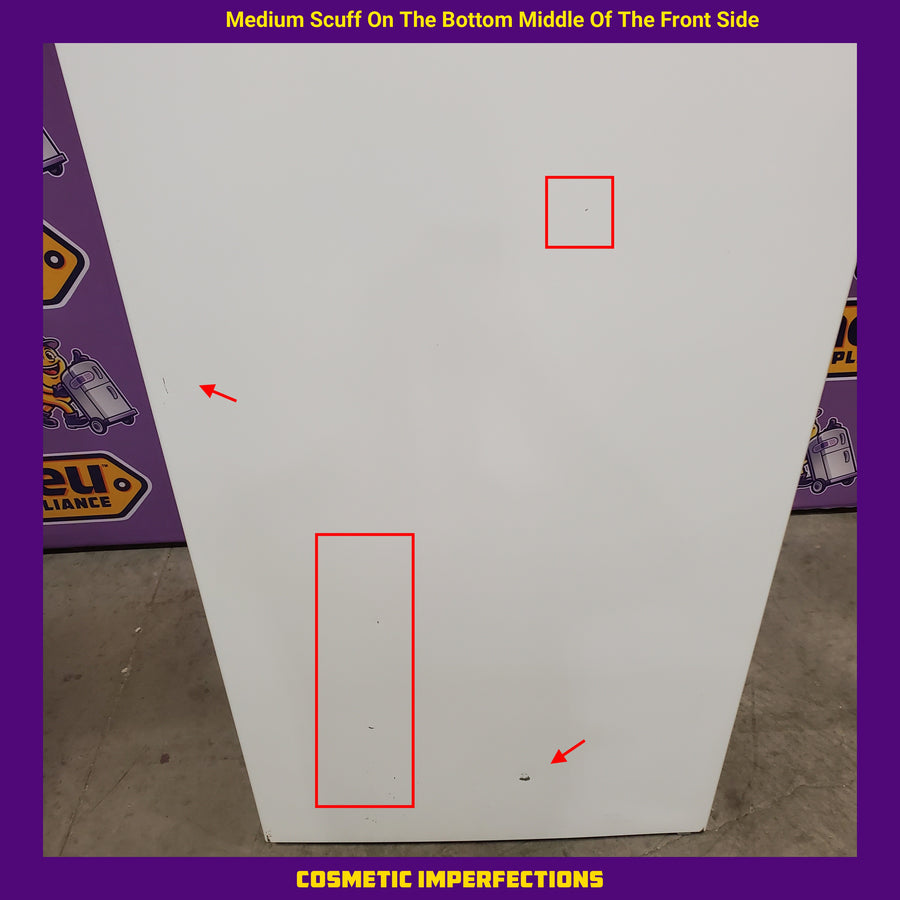 GE® 14.2 Cu. Ft. Frost-Free Garage Ready Upright Freezer in White 251311SD932 - FUF21QRRWW - Scratch & Dent (Moderate)