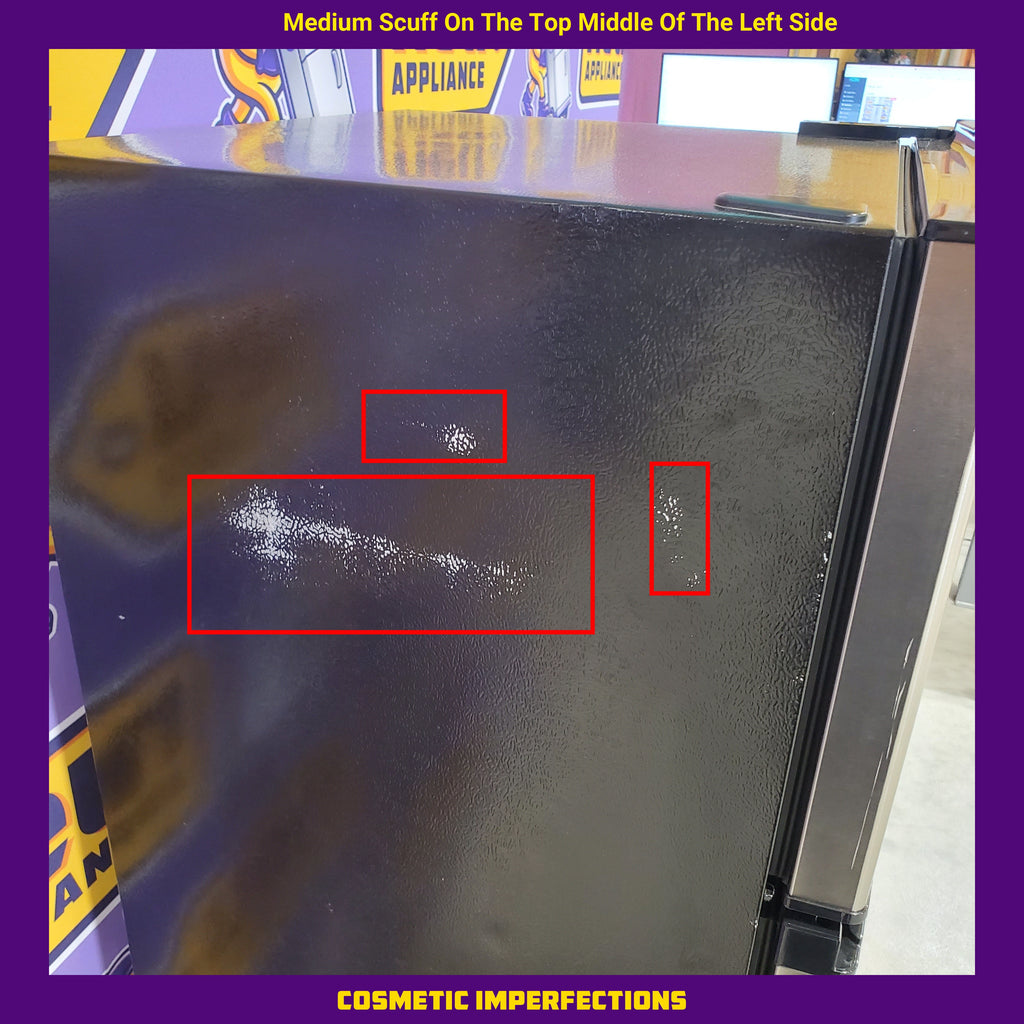 Pictures of Vissani 7.1 cu. ft. Top Freezer Refrigerator with Adjustable Shelf in Stainless Steel MDFF7SS - Scratch & Dent (Minor) - Neu Appliance Outlet - Discount Appliance Outlet in Austin, Tx