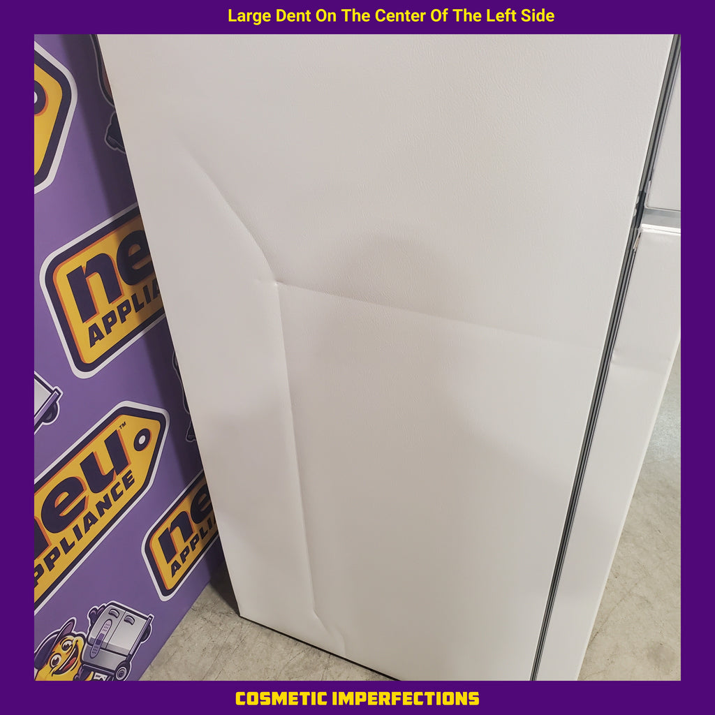 Pictures of Frigidaire 30" Wide Garage Ready Top Freezer 18 Cu. Ft. Refrigerator with EvenTemp Cooling System and Spacious Interior Storage in White - 3SD272 - FFTR1814WWE - Scratch & Dent (Moderate) - Neu Appliance Outlet - Discount Appliance Outlet in Austin, Tx