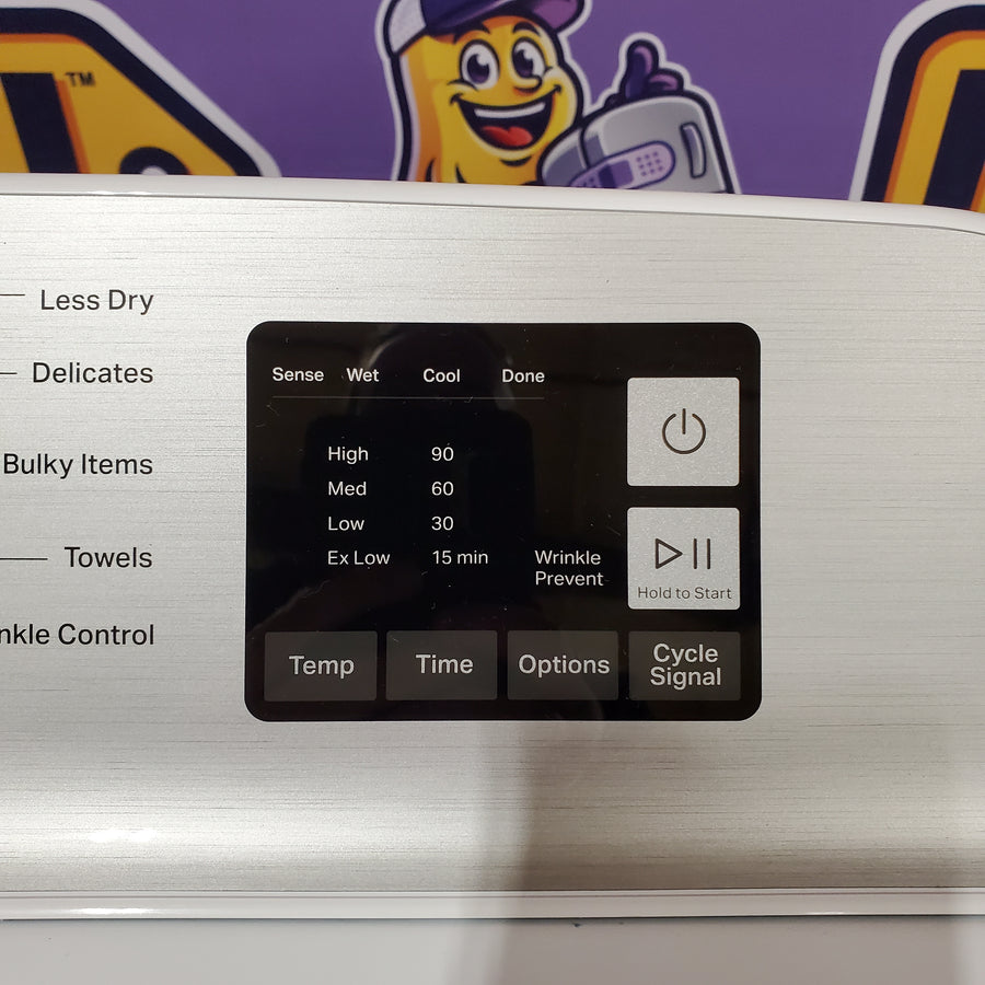 Maytag 7.0 cu ft Electric Dryer with Moisture Sensing and Quick Dry Cycle 30132SD65 - MED6200KW - Scratch & Dent (Minor)