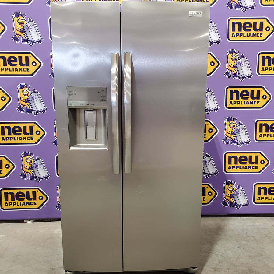 Frigidaire Gallery Smudge Proof Stainless Steel 26 Cu. Ft. Side by Side Refrigerator with Bright LED Lighting GRSS2652AF - Scratch & Dent (Moderate)