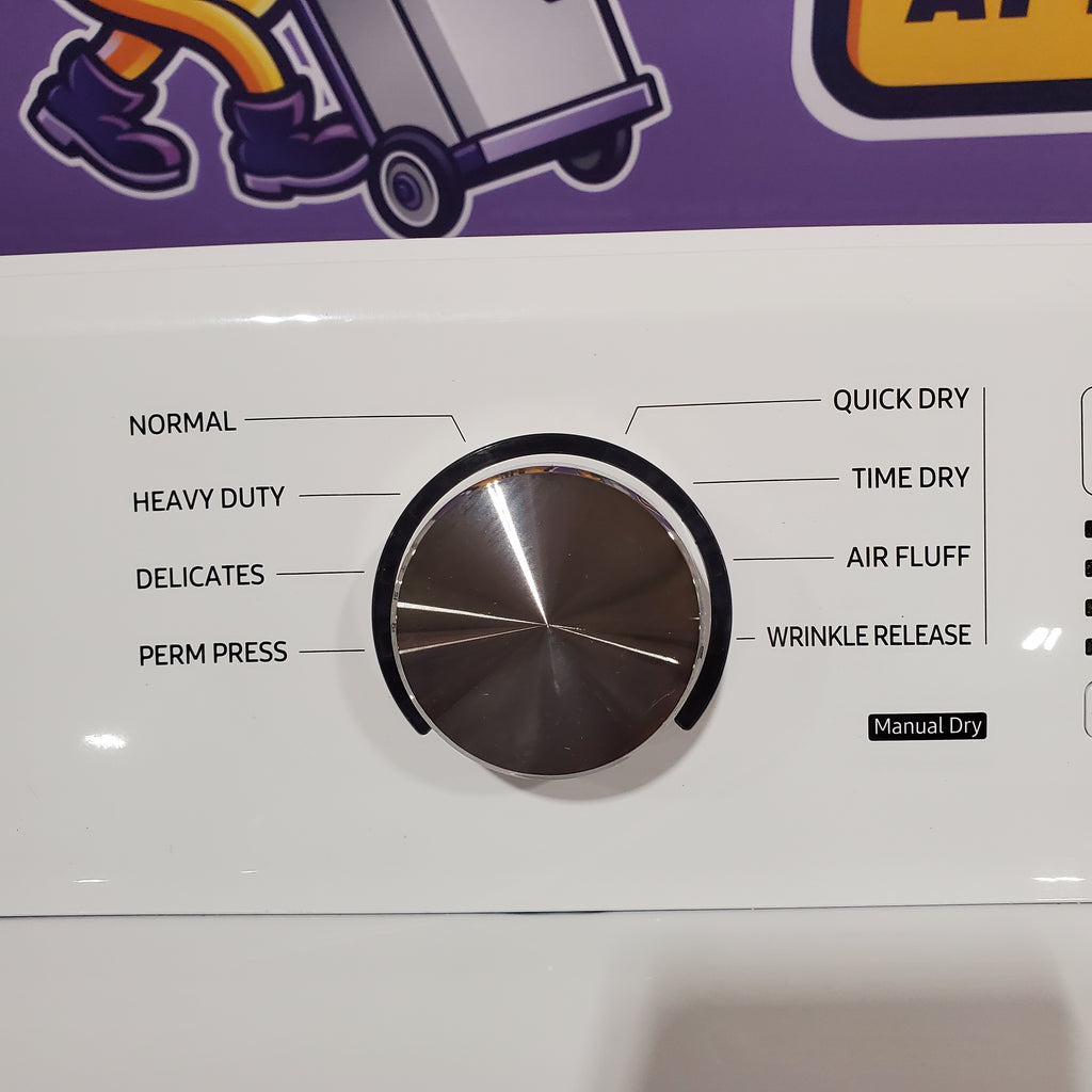Pictures of Samsung 4.0 cu. ft. Top Load Washer with ActiveWave™ Agitator and Soft-Close Lid in White WA40A3005AW - Scratch & Dent (Minor) and Samsung 7.2 cu. ft. Electric Dryer with Sensor Dry in White 16029 - DVE45T3200W - Open Box - Neu Appliance Outlet - Discount Appliance Outlet in Austin, Tx