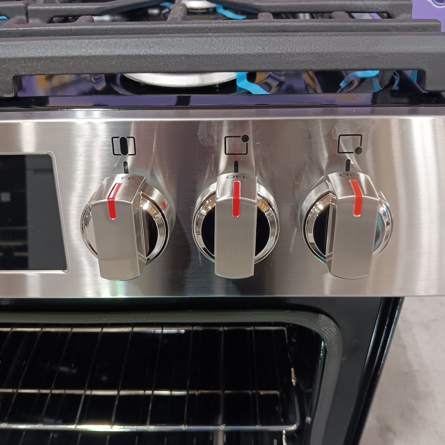 Frigidaire Gallery 6 cu. ft. 5 Burner Slide-In Gas Range with Total Convection and Air Fry in Smudge Proof Stainless Steel 4SD481 - GCFG3060BF - Scratch & Dent (Minor)