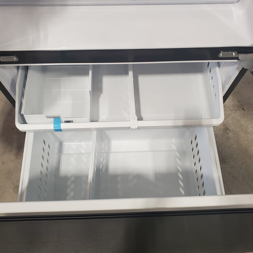 Pictures of GE 27-cu ft French Door Refrigerator with Ice Maker (Fingerprint-resistant Stainless Steel) ENERGY STAR-GNE27JYMXFS-Open Box - Neu Appliance Outlet - Discount Appliance Outlet in Austin, Tx