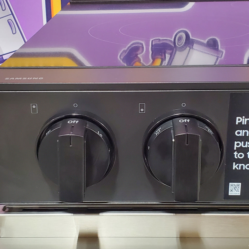 Pictures of Samsung Bespoke Slide-in Electric Range in Stainless Steel 3SD627 - NSE6DG8100SR - Open Box - Neu Appliance Outlet - Discount Appliance Outlet in Austin, Tx