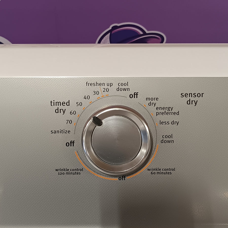 Maytag 29 Inch 7.0 cu. ft. Electric Dryer with 15 Drying Cycles, 4 Temperature Settings, Wrinkle Control Options and Heavy Duty Cycle MEDC215EW - Certified Refurbished