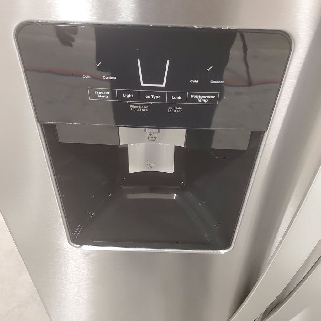 Pictures of Fingerprint-Resistant Stainless Steel Whirlpool 24.5 cu. ft. Side by Side Refrigerator with In Door Ice and Water Dispenser WRS325SDHZ - Scratch & Dent - Minor - Neu Appliance Outlet - Discount Appliance Outlet in Austin, Tx