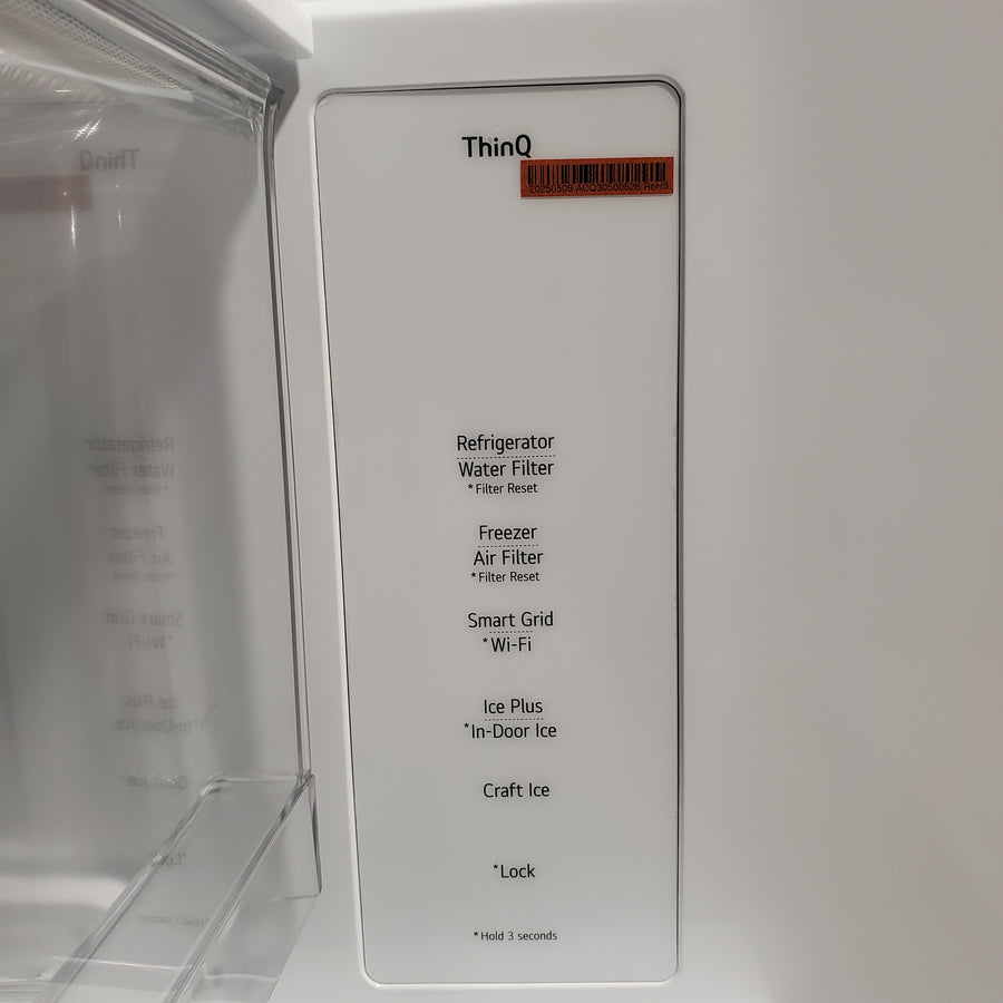LG 26 cu. ft. Counter-Depth MAX™, French Door Refrigerator, with Craft Ice™ 31135SD273 - LRRXC2606S - Scratch & Dent (Major)