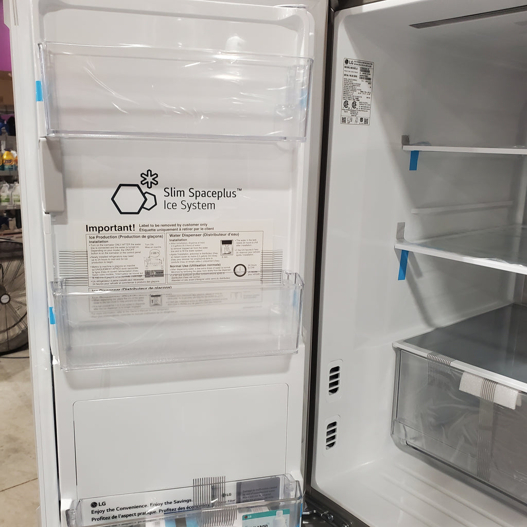 Pictures of Print Proof Stainless Steel 29 cu. ft. Smart Standard-Depth MAX™ 4-Door French Door Refrigerator with Full-Convert Drawer™ 3SD678 - LF29H8330S - Scratch & Dent - Major - Neu Appliance Outlet - Discount Appliance Outlet in Austin, Tx
