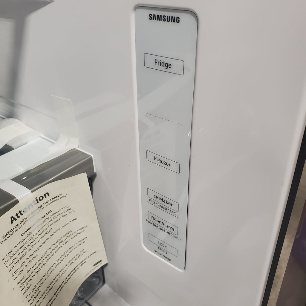 Pictures of Samsung 32 cu. ft. Mega Capacity 3-Door French Door Refrigerator with Dual Auto Ice Maker in Stainless Steel 4SD399- RF32CG5100SR - Open Box - Neu Appliance Outlet - Discount Appliance Outlet in Austin, Tx