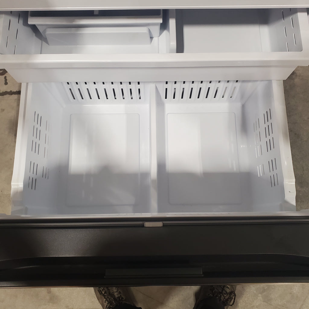 Pictures of Samsung 32 cu. ft. Mega Capacity 3-Door French Door Refrigerator with Dual Auto Ice Maker in Stainless Steel -RF32CG5100SR -(Open Box) - Neu Appliance Outlet - Discount Appliance Outlet in Austin, Tx