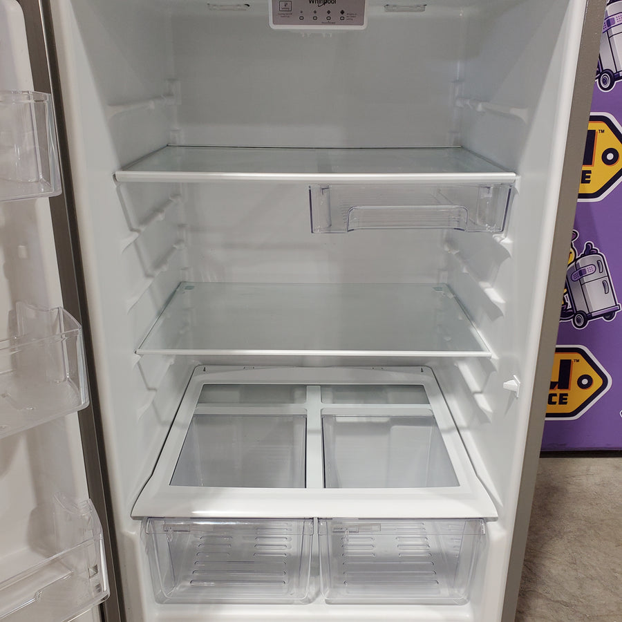 Whirlpool 18 Cu. Ft. 28" Wide Refrigerator in Stainless Steel 31134SD219 - WRT518SZFM - Scratch & Dent (Moderate)