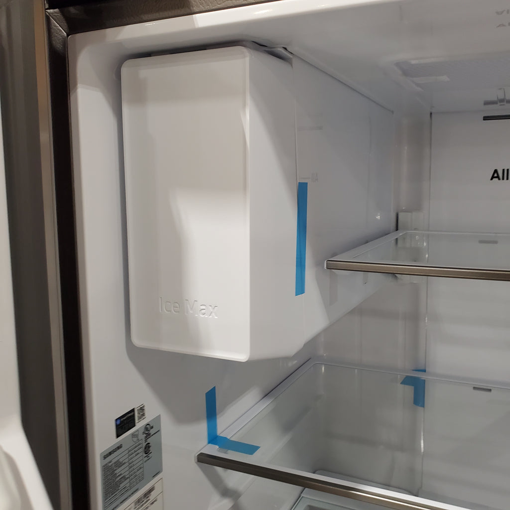 Pictures of Samsung 26 cu. ft. Counter Depth Mega Capacity 3-Door Stainless Steel French Door Refrigerator with External Water and Ice Dispenser 4SD421 - RF27CG5B10SRAA - Scratch & Dent - Minor - Neu Appliance Outlet - Discount Appliance Outlet in Austin, Tx