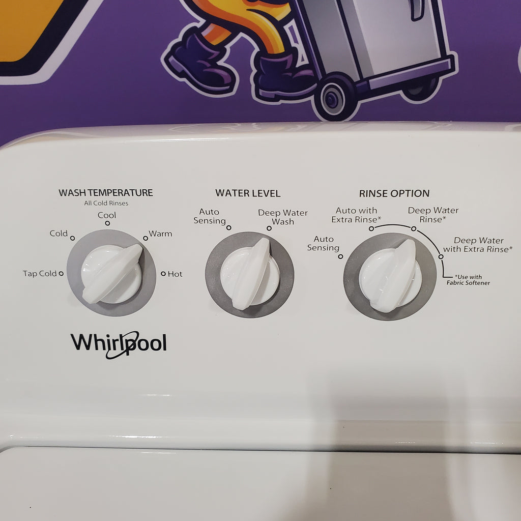 Pictures of Whirlpool White Top Load 3.8 Cu. Ft. Washer with Late Lid Lock WTW4655JW2 - Certified Refurbished - Neu Appliance Outlet - Discount Appliance Outlet in Austin, Tx