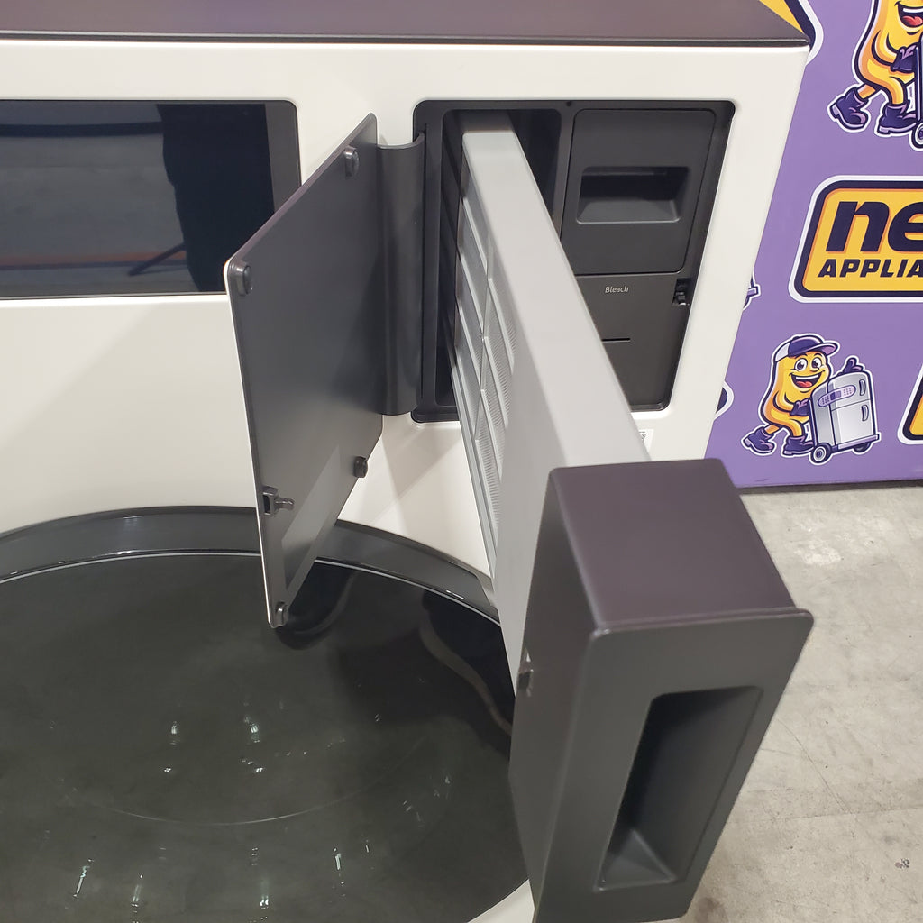 Pictures of Samsung Bespoke 5.3-cu ft Capacity Ivory Vented All-In-One ENERGY STAR Certified Washer Dryer Combo 3SD720 - WD90F53AVY - Scratch & Dent (Minor) - Neu Appliance Outlet - Discount Appliance Outlet in Austin, Tx