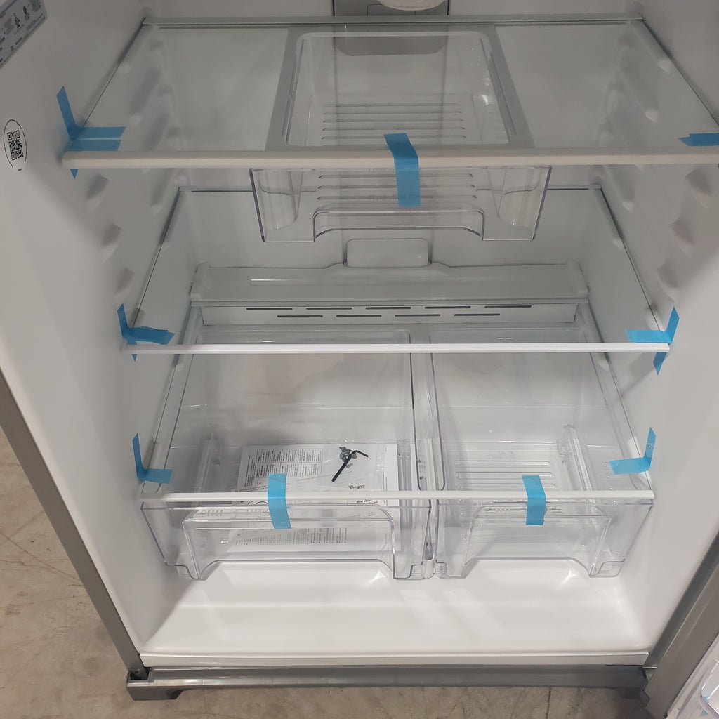 Pictures of Whirlpool 21.3-cu ft Top-Freezer Refrigerator Monochromatic Stainless Steel- WRT511SZDM-Scratch and Dent - (Minor) - Neu Appliance Outlet - Discount Appliance Outlet in Austin, Tx
