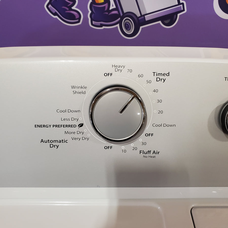 Whirlpool White Electric Extra Large 7.0 Cu. Ft. Dryer with Wrinkle Shield 22231SD292 - WED4815EW - Scratch & Dent (Minor)
