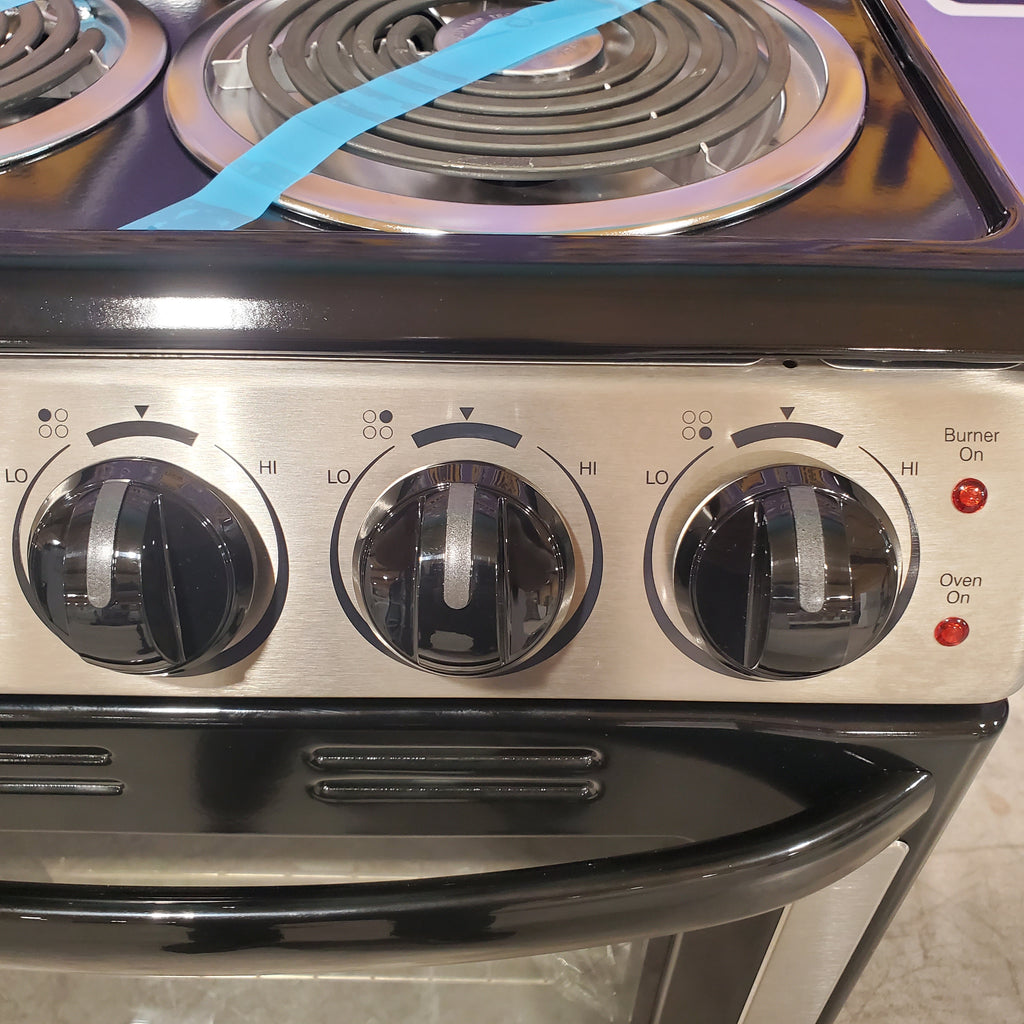 Pictures of Danby 20″ Wide Electric Range in Stainless Steel DER202BSS - Open Box - Neu Appliance Outlet - Discount Appliance Outlet in Austin, Tx