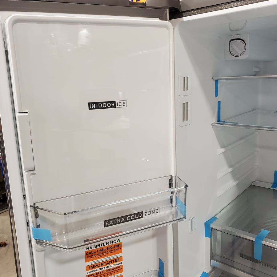Whirlpool 30 Cu. Ft. French Door Refrigerator with Dual Ice Makers with Fingerprint-Resistant Stainless Finish WRFF3736SZ - Scratch & Dent (Major)