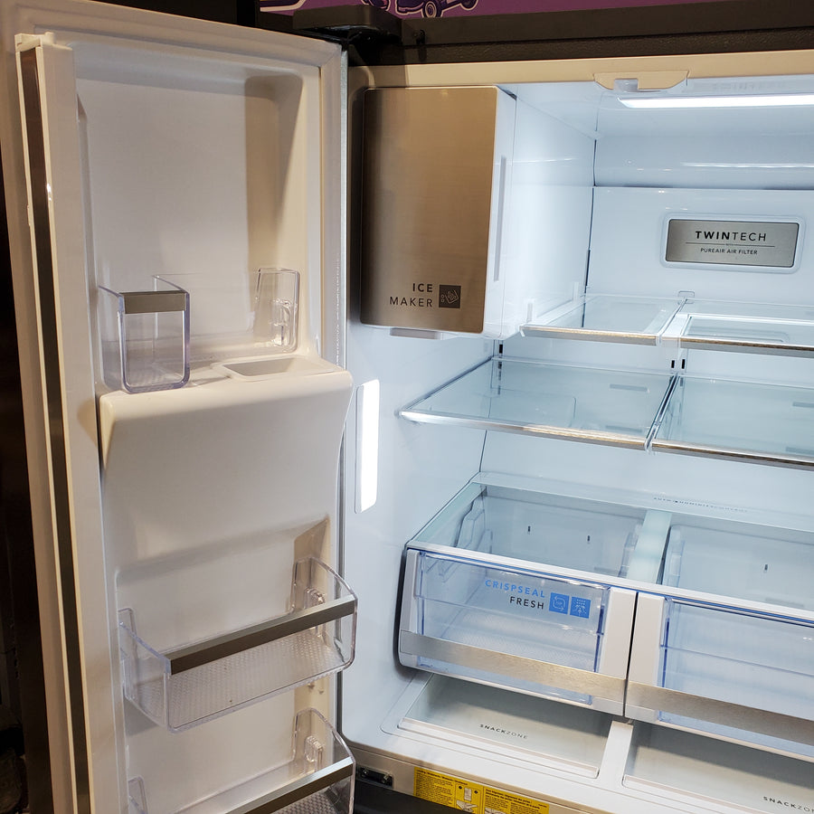Frigidaire Gallery 26 Cu. Ft. Standard-Depth 4-Door French Door Refrigerator in Fingerprint Resistant Stainless Steel GRMS2773AF - Scratch & Dent (Minor)