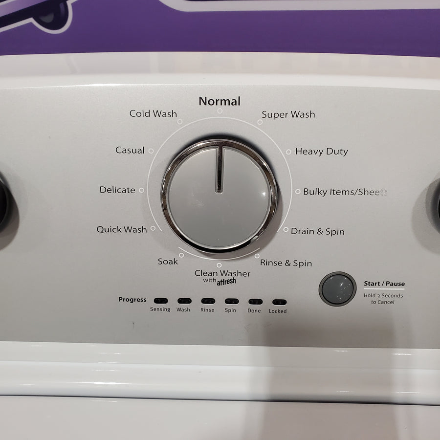 Whirlpool 3.5 cu. ft. High Efficiency Top Load Washing Machine with Deep Water Wash 24SD030 - WTW4816FW - Scratch & Dent (Minor)