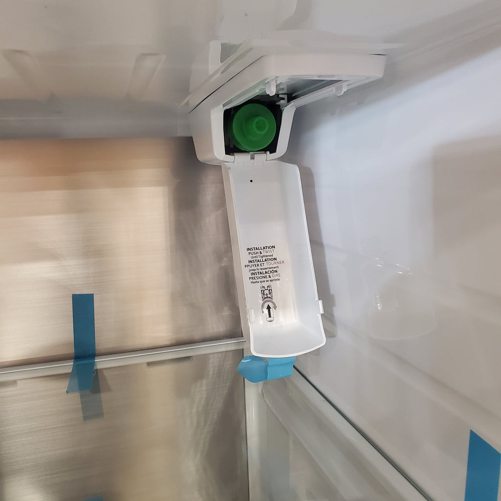 Pictures of LG 27 cu. ft. Side-By-Side InstaView® Refrigerator in PrintProof Stainless Steel 3SD655 - LRS0S2706S - Scratch & Dent (Minor) - Neu Appliance Outlet - Discount Appliance Outlet in Austin, Tx