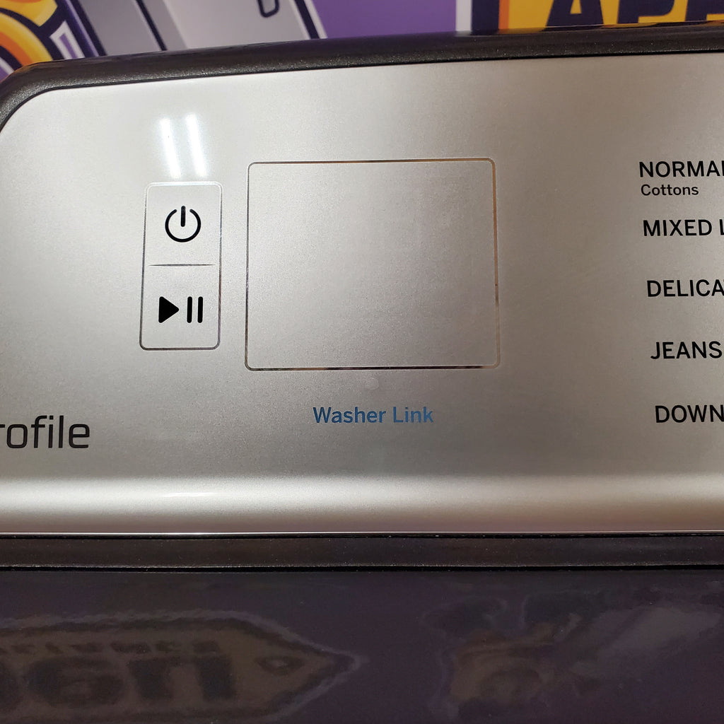 Pictures of GE Profile ENERGY STAR 7.4 cu. ft. Electric Dryer with 120 ft. Venting in Diamond Gray 3SD634 - PTD60EBPRDG - Open Box - Neu Appliance Outlet - Discount Appliance Outlet in Austin, Tx